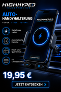 Auto-Handyhalterung mit kabelloser Ladefunktion